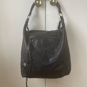 Balenciaga Neo Classic Hobo - Black Lambskin